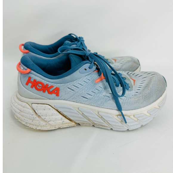 Hoka One One Gaviota 4 Running Shoes in Blue Fog / Plein Air Size 9.5 - Picture 3 of 7